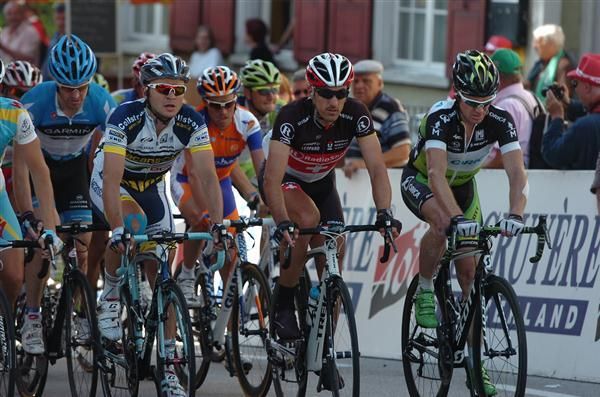 Stuart O'Grady (Orica-GreenEdge) and Fabian Cancellara (RadioShack-Nissan)