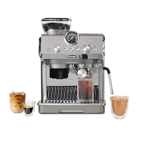 De'longhi La Specialista Arte Evo Espresso Machine - Compact Cold Brew Coffee Maker With Grinder, Milk Steam Wand/frother &amp;amp; Tamping Tools - Home Barista Kit for Lattes, Cappuccinos, Iced Coffee