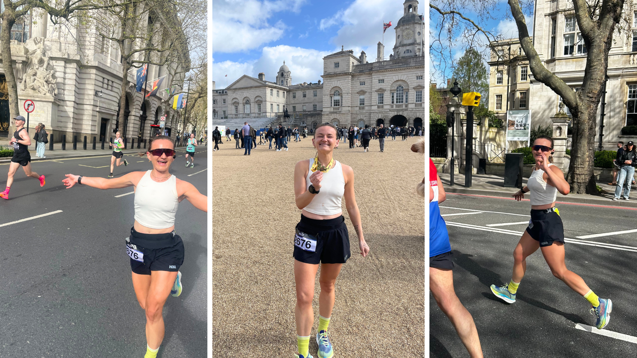 Speedwork training: Ally Head after running the London Landmarks Half Marathon