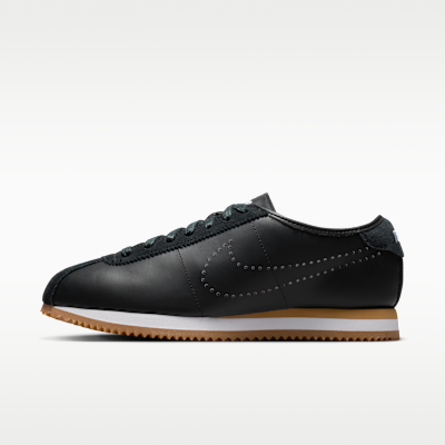 Nike Cortez Leather Women's Shoes - Black/gum Light Brown/white - Size 5