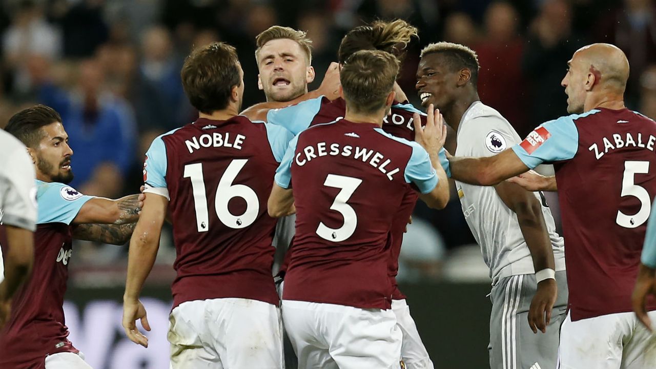 West Ham 0 Manchester United 0 Premier League Noble Pogba