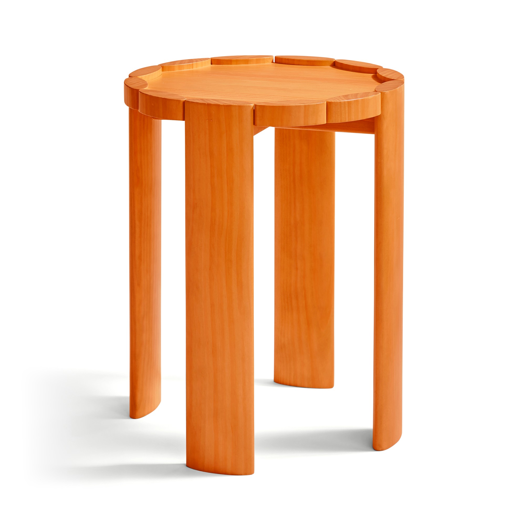 Dunelm x Yinka Ilori Biscuit Pine Side Table
