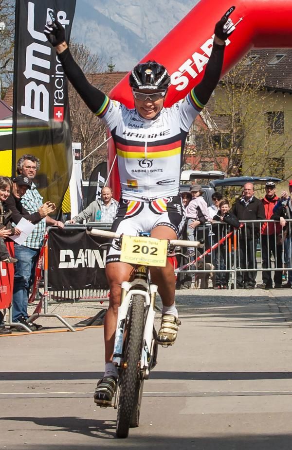Sabine Spitz (Sabine Spitz Haibike Pro Team) wins in Buchs