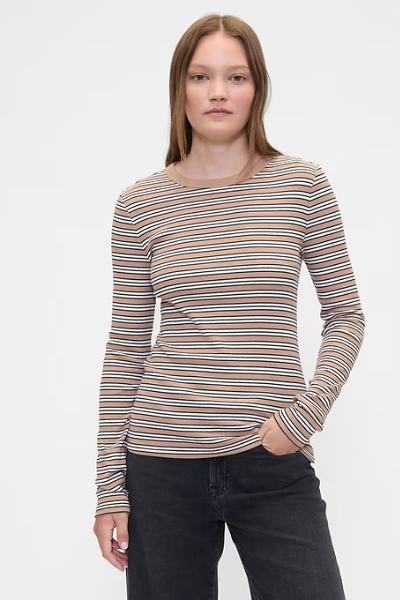 Gap, Essential Ribbed Crewneck T-Shirt