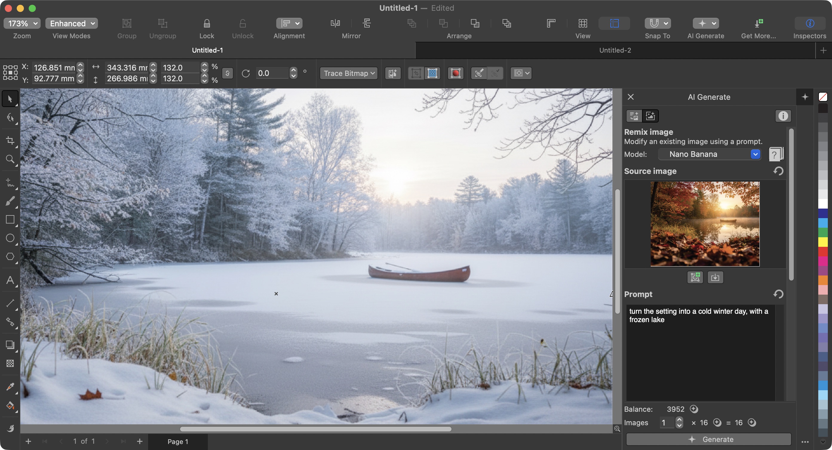 Using CorelDRAW Graphics Suite 2026 on a Mac during our review