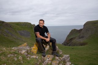 Jason Fox, aka Foxy, by the Welsh coast.