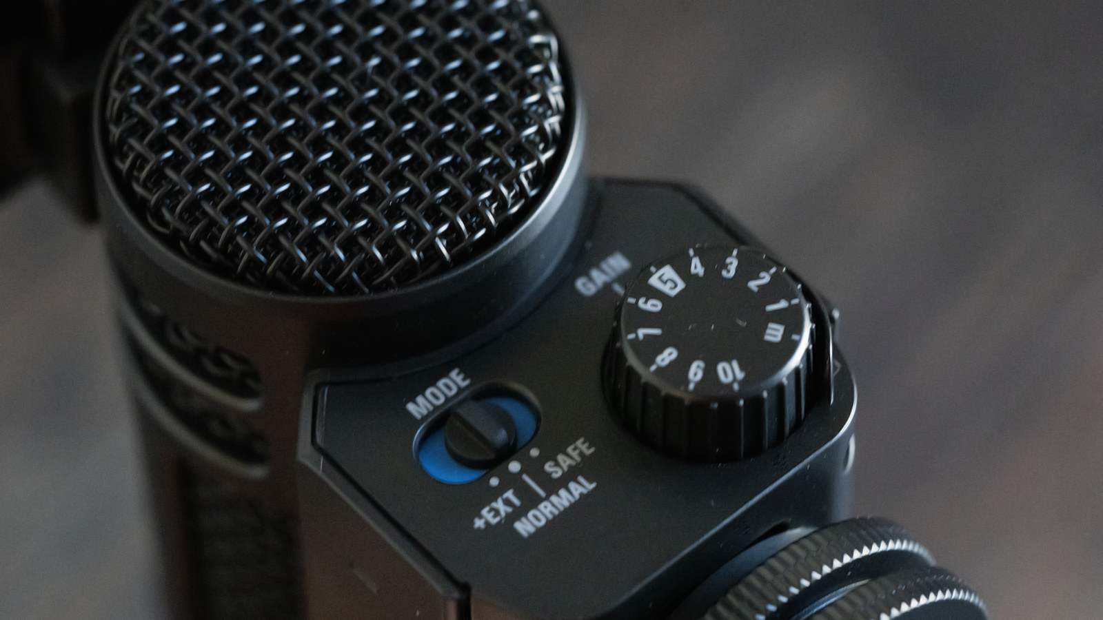 An Audio Technical ATV SG1 microphone