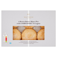 2.  Waitrose No.1 Brown Butter Mince Pies with Cognac, 6 pack - View at Waitrose