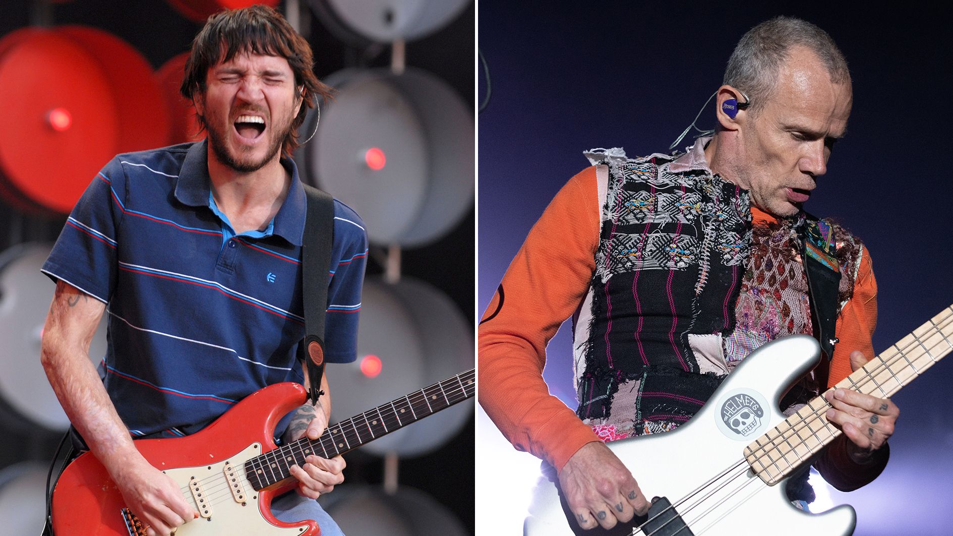 John Frusciante and Flea team up for their first recorded material