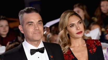 Robbie Williams and wife Ayda Field