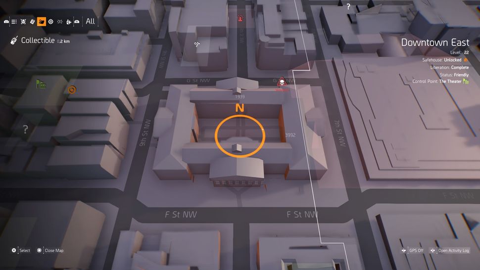 The division 2 карта целевых трофеев