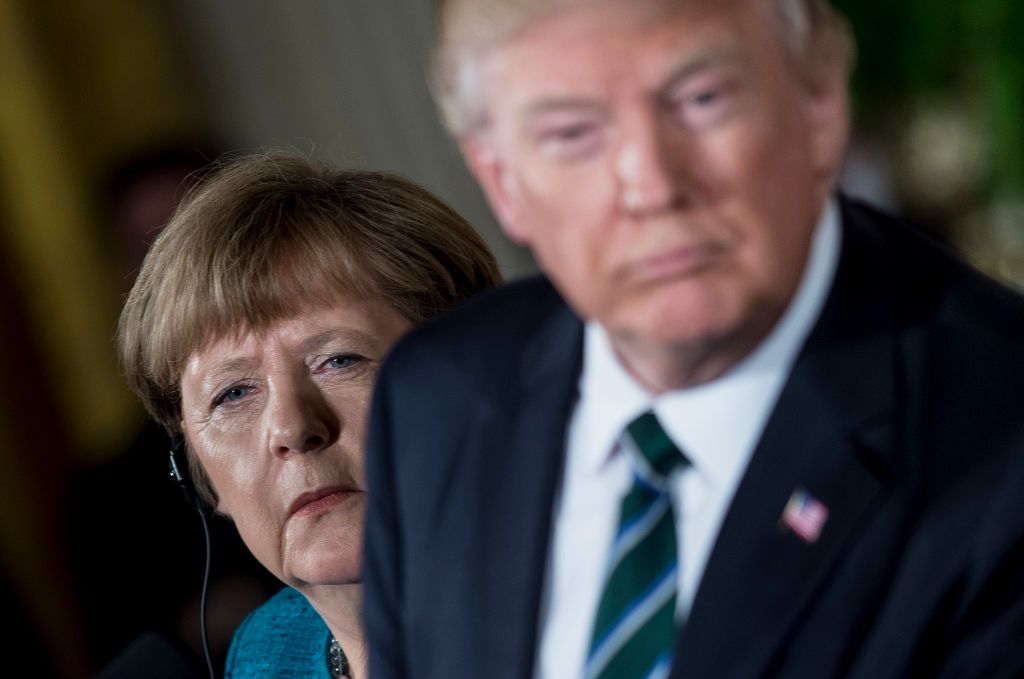 Trump and Merkel