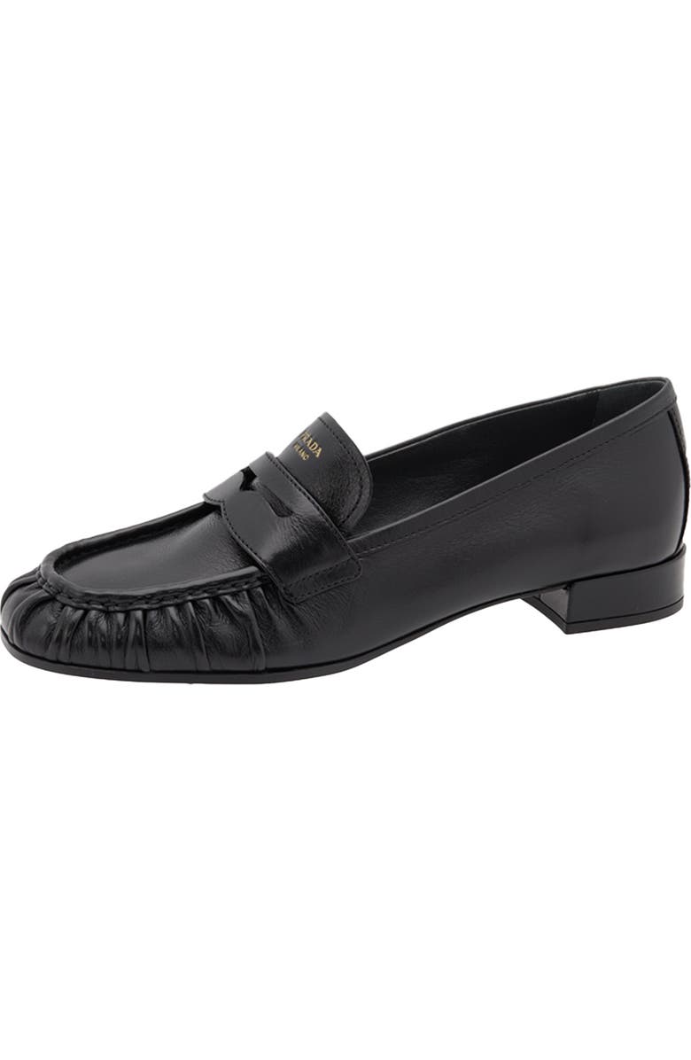Ruched Toe Penny Loafer