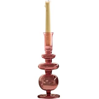 Tall Geo Taper Candle Holder