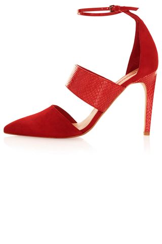 Topshop Red Sandals, £75