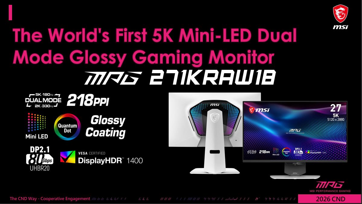 MSI, Gigabyte debut new 5K 27-inch Mini-LED monitors with 2,