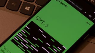 Webpage of OpenAI's GPT-4 is seen on a smartphone. GPT-4 is a multimodal large language model created by OpenAI, the fourth in the GPT series, released on March 14.