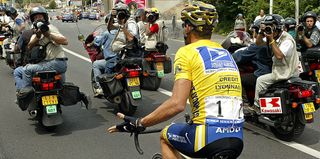 Armstrong took issue with many members of cycling's press corps
