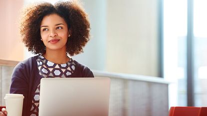 Woman with laptop 