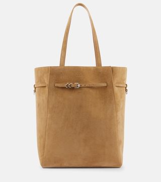 Voyou Medium Suede Tote Bag