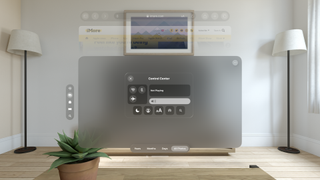 visionOS Control Center