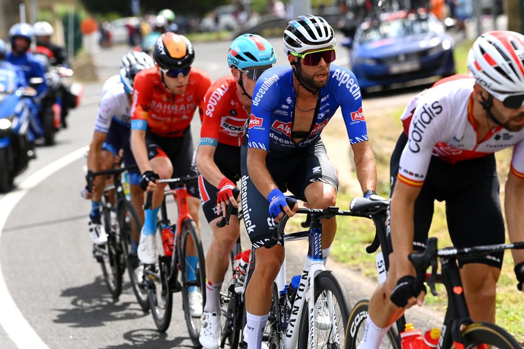 CISTIERNA SPAIN AUGUST 26 Jimmy Janssens of Belgium and Team AlpecinDeceuninck competes in the breakaway during the 77th Tour of Spain 2022 Stage 7 a 190km stage from Camargo to Cistierna LaVuelta22 WorldTour on August 26 2022 in Cistierna Spain Photo by Tim de WaeleGetty Images