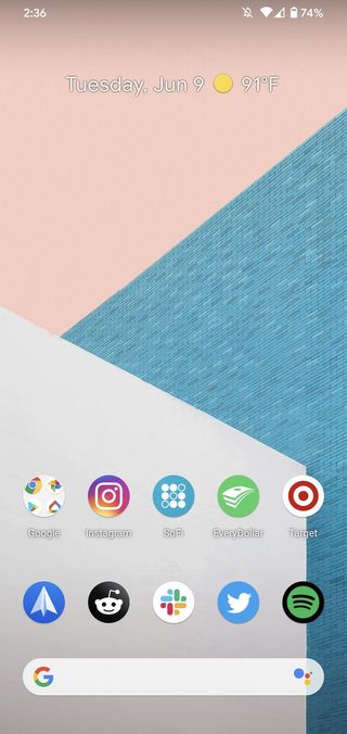 Android 10 Home Screen