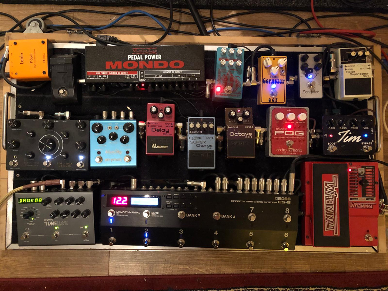 Tom Peters&amp;rsquo; pedalboard