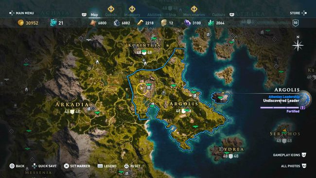 Гробницы Арголиды в Assassins Creed Odyssey