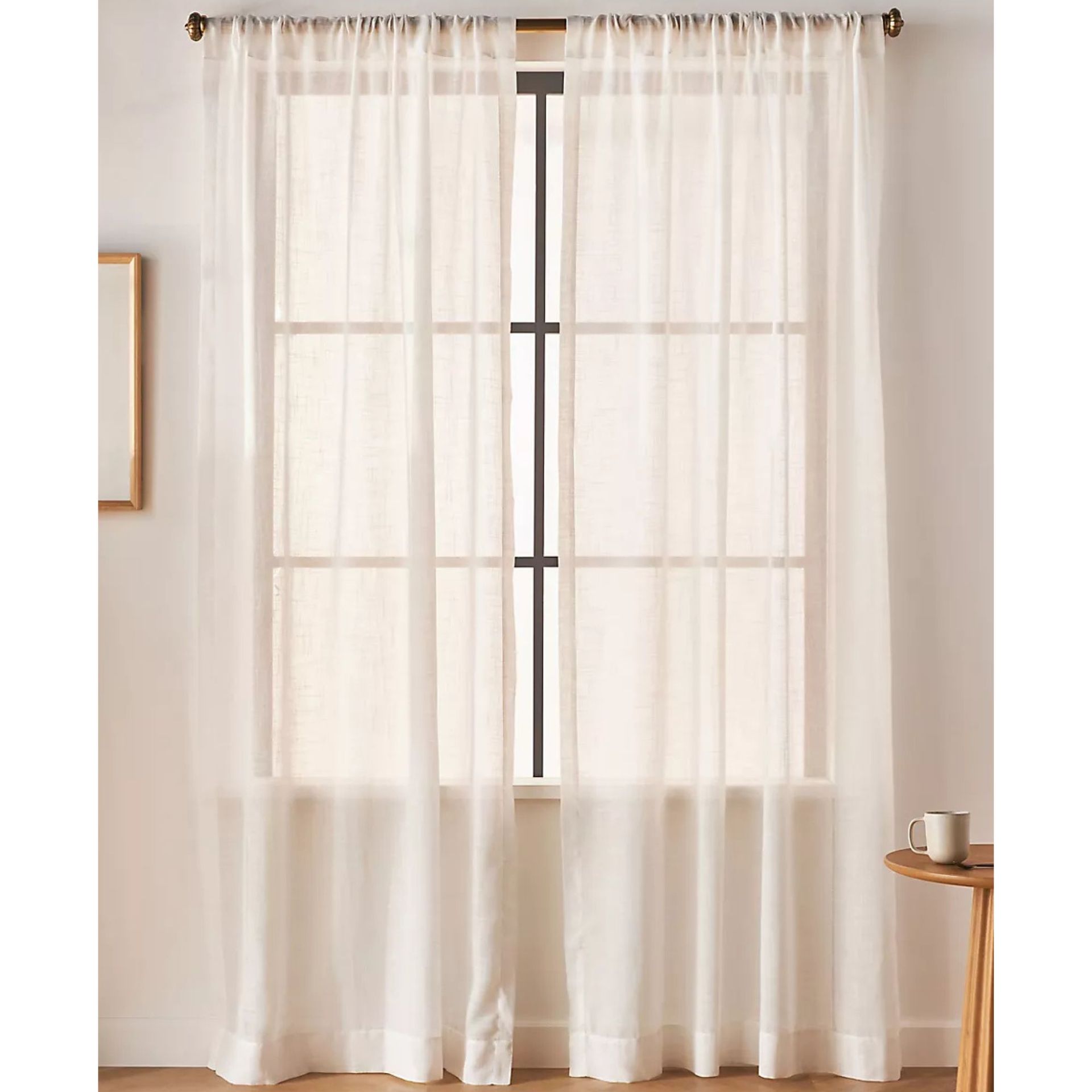 Lena Sheer Woven Curtain