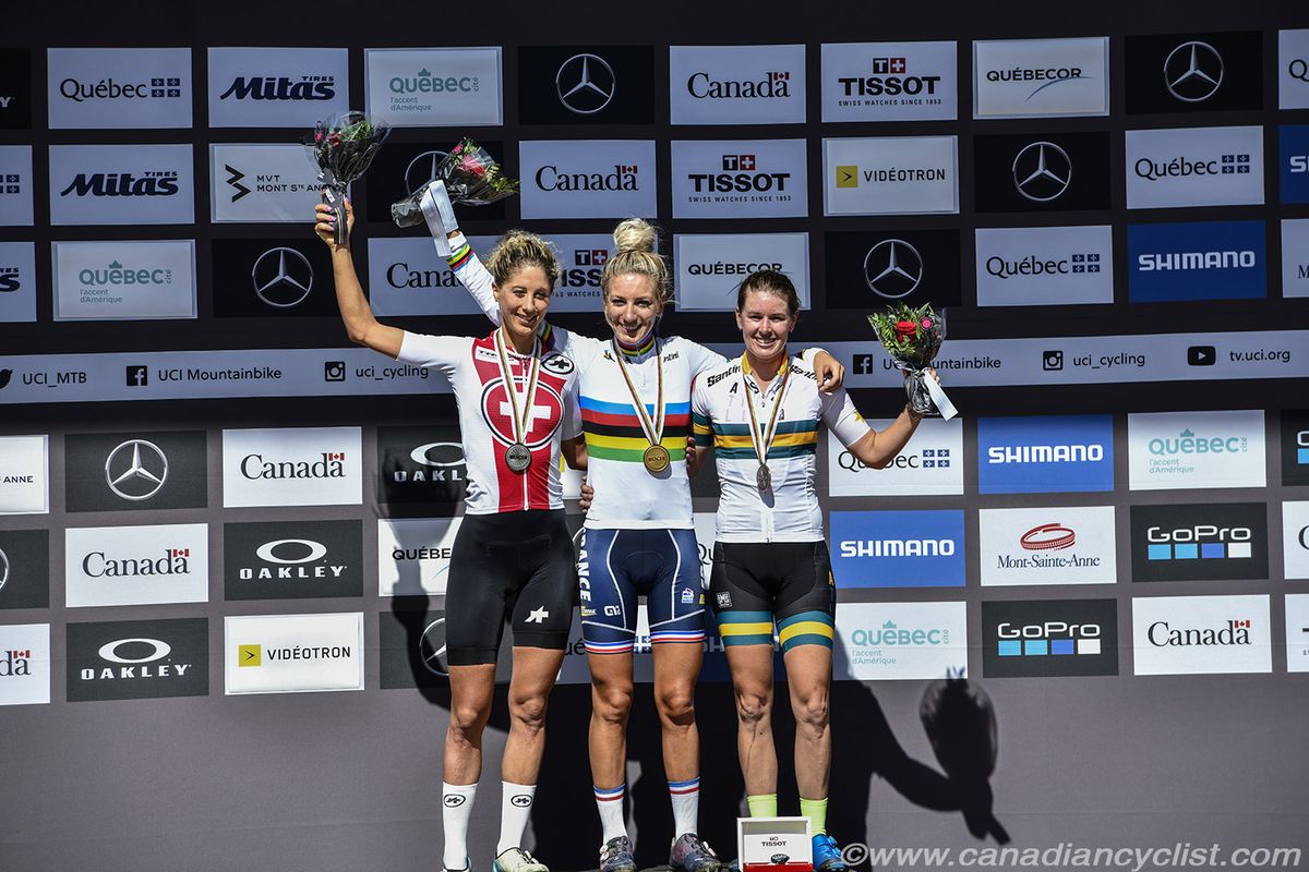 The podium finishers