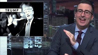 John Oliver signed up to be a Donald Trump election day observer