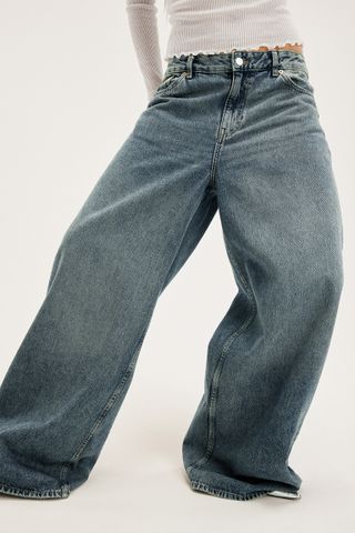 Monki, Giga Low Waist Loose Jeans