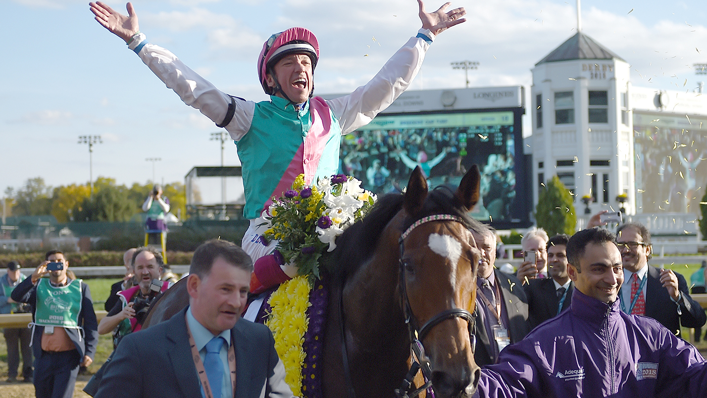 Frankie Dettori: Enable second foal: Enable pictured after winning the Breeders&amp;rsquo; Cup in 2018