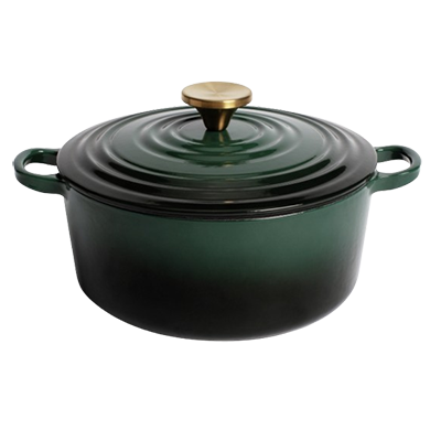 Habitat green cast iron dish