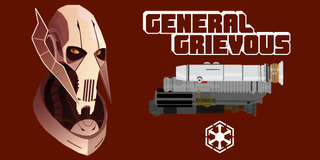 General Grievous and his lightsaber statistics