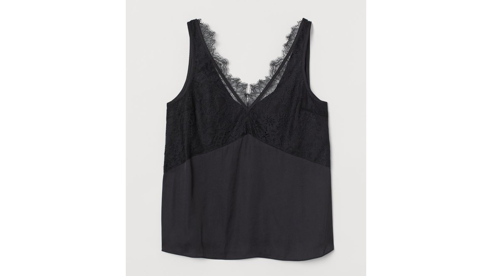 H&M lace satin top