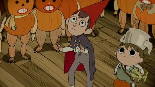 Two of the main characters of Over the Garden Wall.