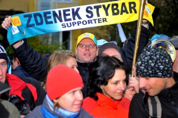 World champion and World Cup leader Zdenek Stybar had plenty of support in Plzen.