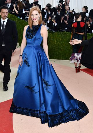 Jessica Chastain at the Met Ball 2016