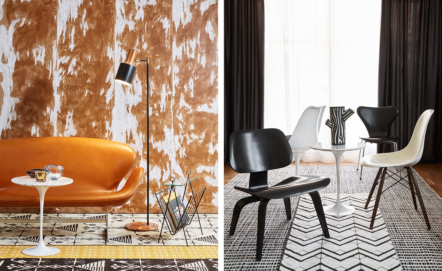 Luxury, midcentury furniture Design Market goes global Wallpaper