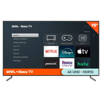 onn. 98" 4K LED Roku TV: was $1,998 now $1,498 at Walmart&nbsp;