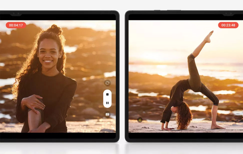 Chamada de vídeo Samsung Galaxy Tab S8 Ultra