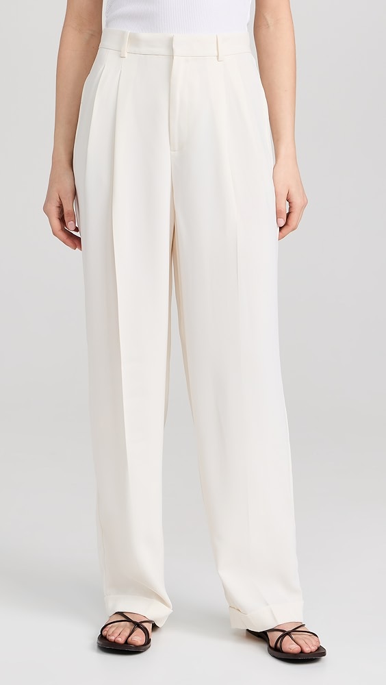 Polo Ralph Lauren Pleated Straight Leg Pants