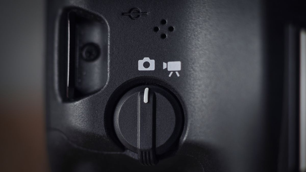 Canon EOS R6 Mark III on a wooden surface