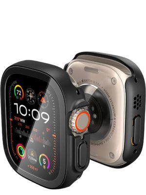 Spigen Thin Fit 360 Designed for Apple Watch Ultra 2/Apple Watch Ultra Case with Tempered Glass Screen Protector