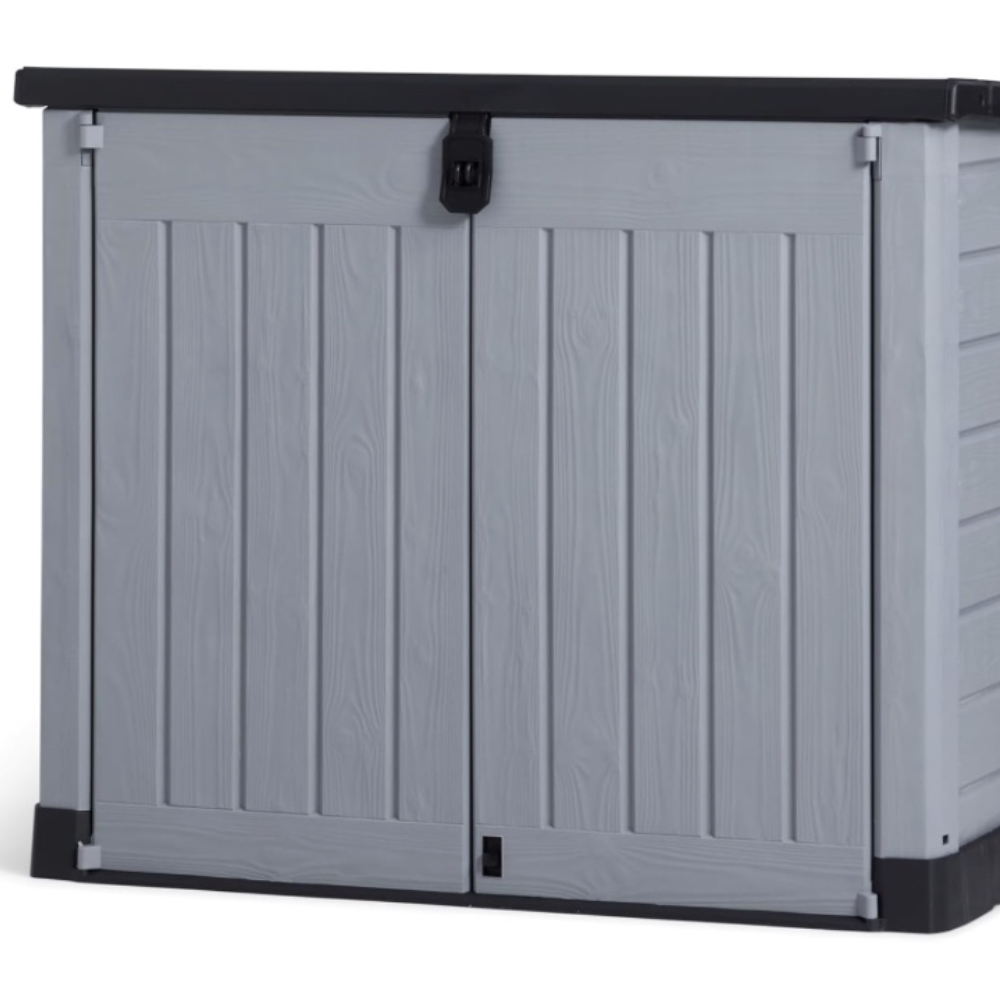 Keter Store , Pro Outdoor Garden Furniture Storage Shed in Grey, All Weather Resistant 