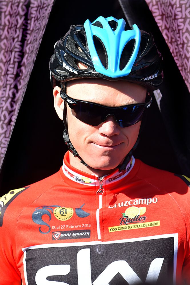 Chris Froome's smile would be bigger by the end of the day