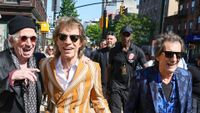 Keith Richards, Mick Jagger, and Ronnie Wood attend the exclusive launch event of The Rolling Stones new album &ldquo;Foreign Tongues&rdquo; at The Weylin on May 05, 2026 in Brooklyn, New York. (Photo by Theo Wargo/Getty Images for UMG)