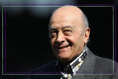 A close up of Mohamed Al Fayed